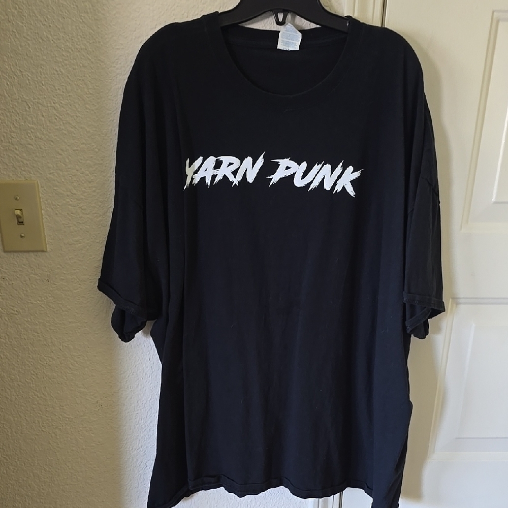 Black Yarn Punk T-Shirt